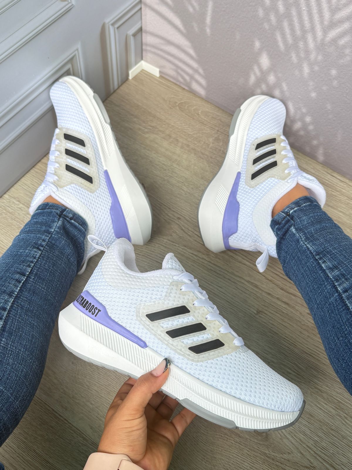 Running Blanco/Lila